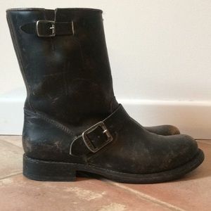 Frye Jenna Engineer Short Black Women 9